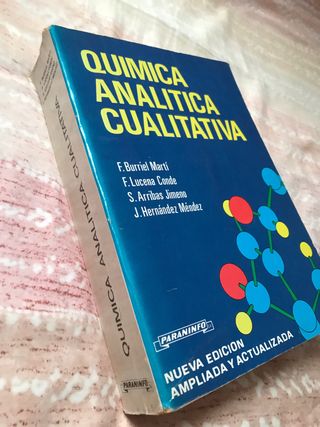 QUIMICA ANALITICA CUALITATIVA