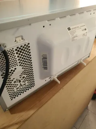 Microondas OK. plateado