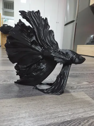Statua Pesce Betta Stampa 3D casa regalo
