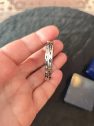 Pendientes de plata aros