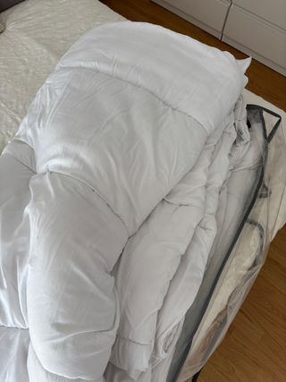 Edredón Nórdico Ultrasuave King Size Blanco