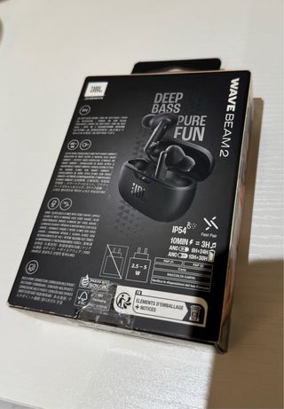 JBL Wave Beam 2 Auriculares Inalámbricos Negros