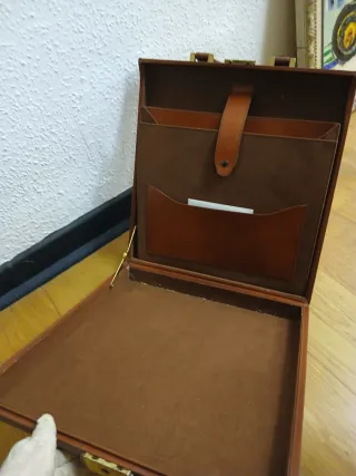 Maletín de piel vintage