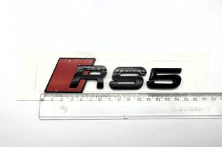 EMBLEMA TRASERO LETRAS AUDI RS5 NEGRO BRILLO
