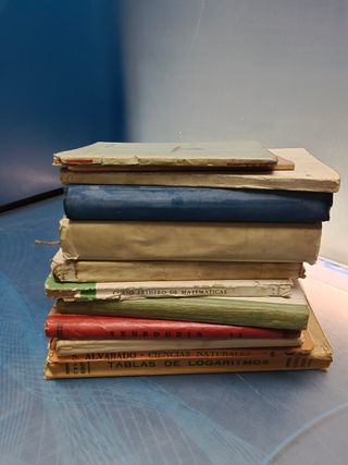 12 libros de estudios y escuela de años 1930-1939-1940-1955-1957-1962