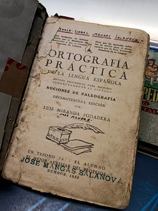 12 libros de estudios y escuela de años 1930-1939-1940-1955-1957-1962