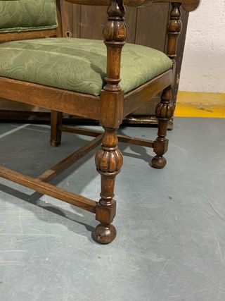 Sillón antiguo estilo Alfonsino siglo XIX