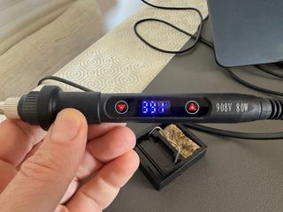 Soldador Estaño 80W Digital + maletín