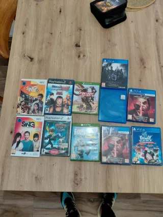 Lote Juegos PS2, PS4, Wii, Xbox One