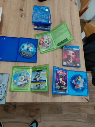Lote Juegos PS2, PS4, Wii, Xbox One