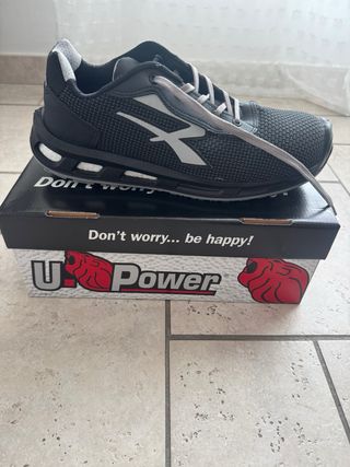 Botas de seguridad U-Power negras y grises