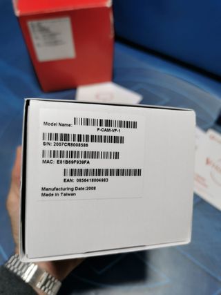 Sistema de seguridad Vodafone V-Home-ITA - blanco-kit V-home mini iot, hub + camera