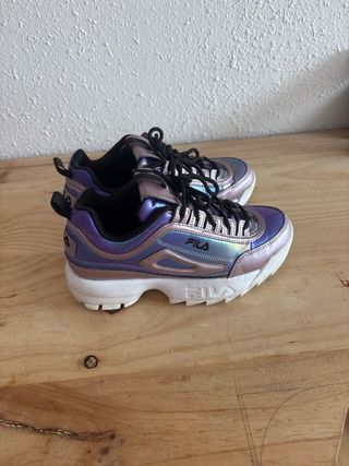 Zapatillas Fila Mujer Talla 38 Tornasoladas