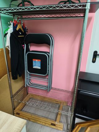 Mueble Perchero Metálico