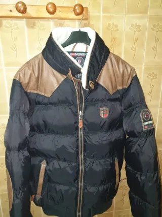Chaqueta Geographical Norway Negra y Marrón