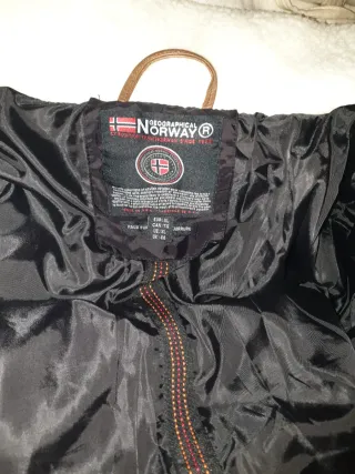 Chaqueta Geographical Norway Negra y Marrón