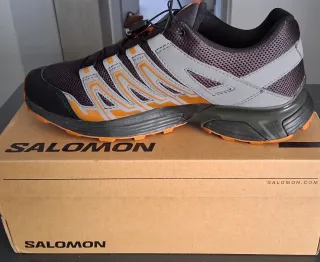 Zapatillas Salomon Trail Running Gris Naranja