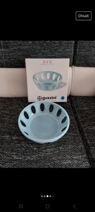 Ciotola Ovo Guzzini Azzurra