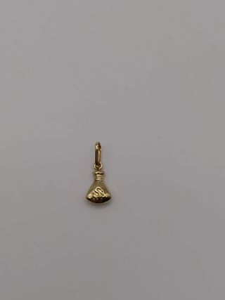 Colgante Oro 18k Bolsa Dinero 0,26gr