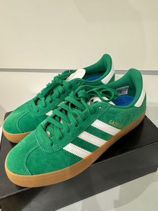 Adidas Gazelle Verdi/Bianche Tg 38.5