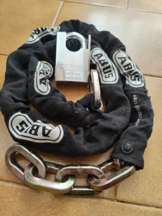Cadena y Candado Seguridad ABUS