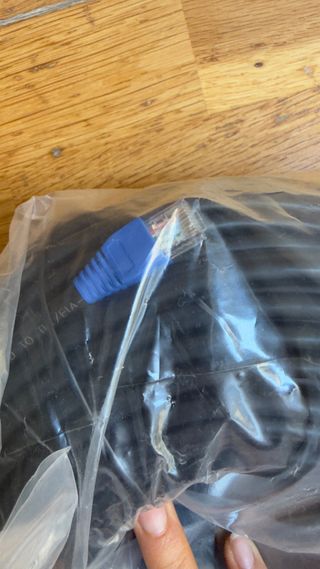 Cable de red UTP 24AWG CAT6 75M Negro