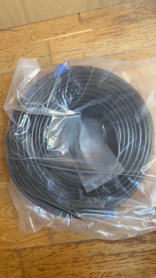 Cable de red UTP 24AWG CAT6 75M Negro