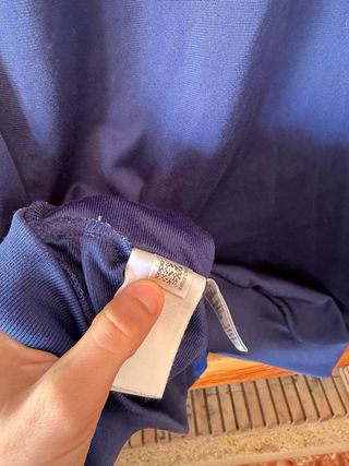 Chaqueta Adidas Vintage Azul y Blanca