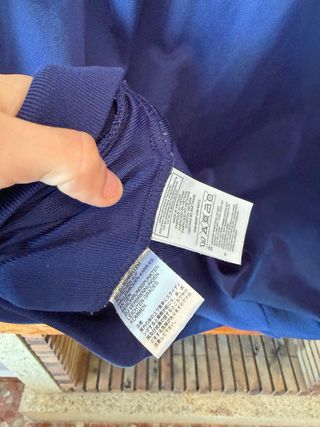 Chaqueta Adidas Vintage Azul y Blanca