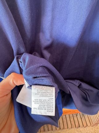 Chaqueta Adidas Vintage Azul y Blanca