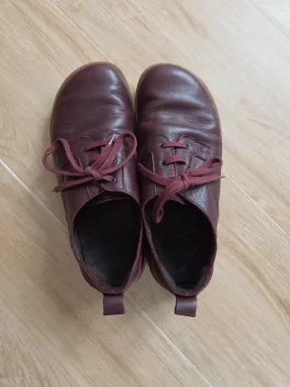 Zapatos barefoot burdeos talla 40