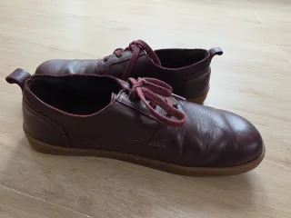 Zapatos barefoot burdeos talla 40