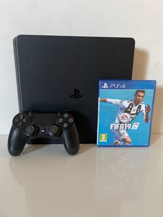PS4 Slim 500GB Negra + FIFA 19