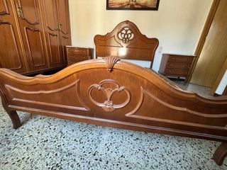 Estructura cama antigua con Somier  135x180cm