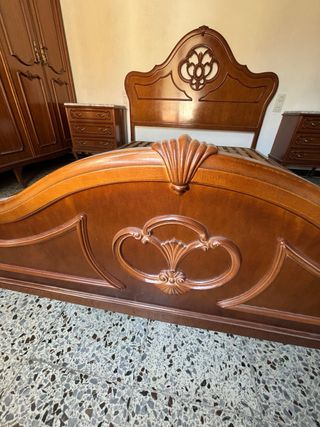 Estructura cama antigua con Somier  135x180cm