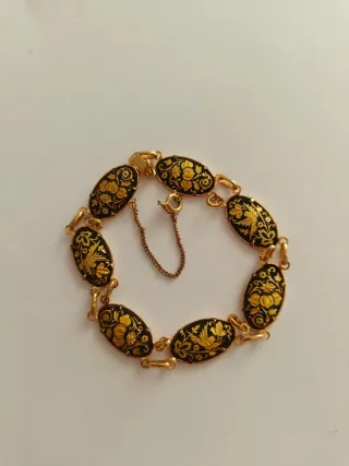 Pulsera Damasquinado en Oro de Toledo