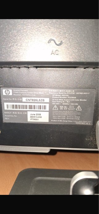 Se vende monitor hp