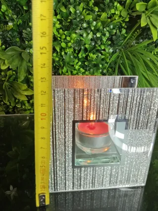 Marco de cristal con espejo