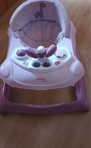 Andador Asalvo Baby Morado Jirafa