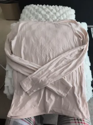 Camiseta básica niña manga larga