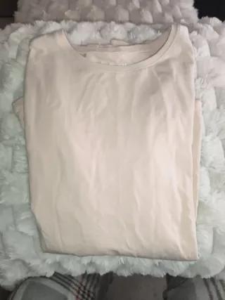 Camiseta básica niña manga larga