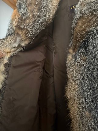 Abrigo de zorro vintage