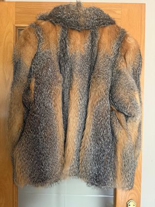 Abrigo de zorro vintage
