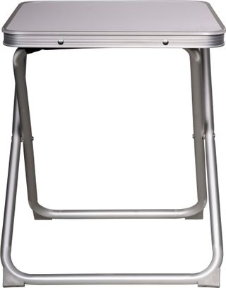 Mesa auxiliar plegable aluminio