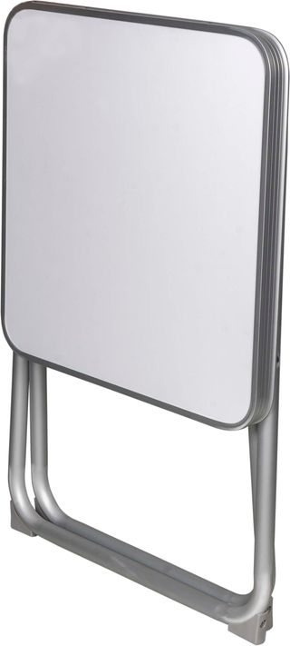 Mesa auxiliar plegable aluminio