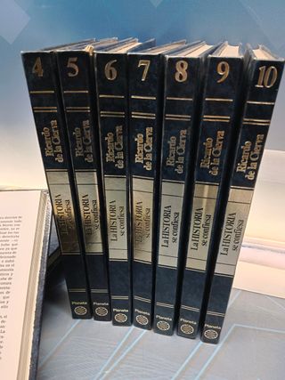 Lote 10 libros, RICARDO DE LA CIERVA. LA HISTORIA SE CONFIESA. OBRA COMPLETA, 10 tomos