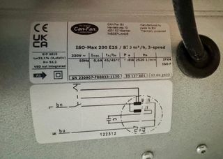 Extractor Iso-Max Insonoro 150/410m3