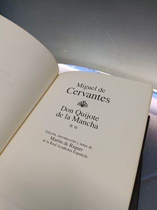 Dos tomos Don Quijote de la Mancha. Miguel de Cervantes. Edición de Martin de Riquer , RBA Editores, 1994