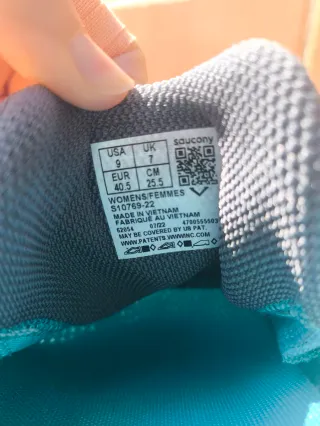 Zapatillas Saucony München 5 Azul/Rojo