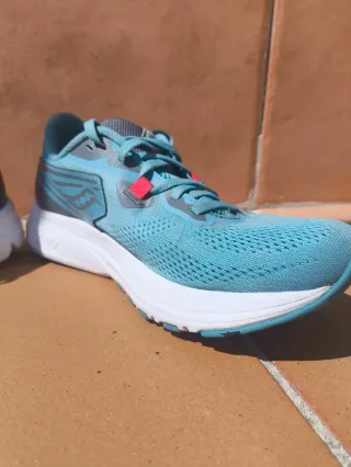 Zapatillas Saucony München 5 Azul/Rojo